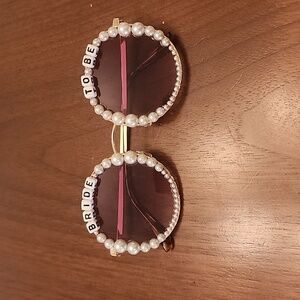 Handmade Bride to be glasses